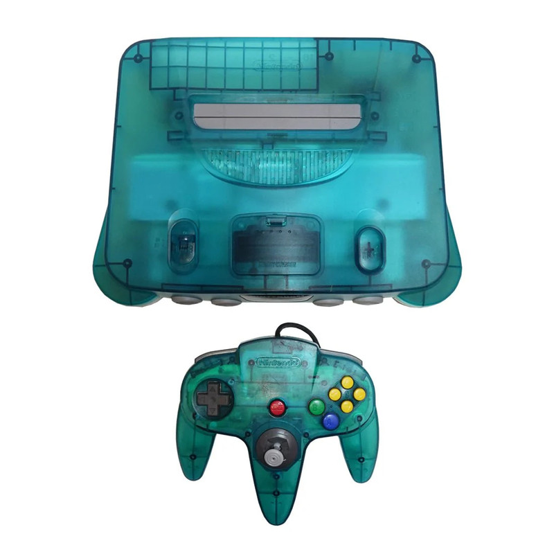 (Pre-Owned) Nintendo 64 Video Game Console - Transparent Blue - ريترو